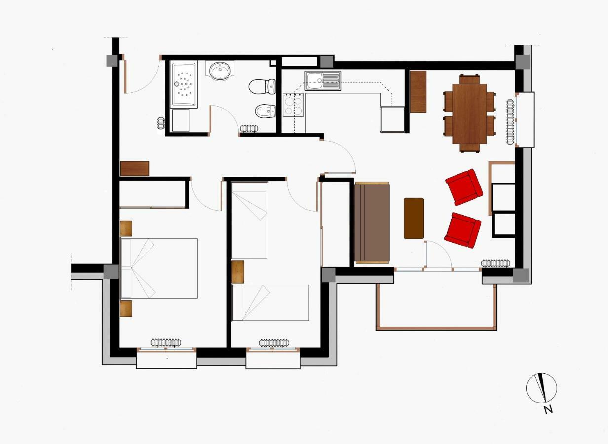 B13 - La Granja 2º - Villmor Apartment Benasque Exterior photo
